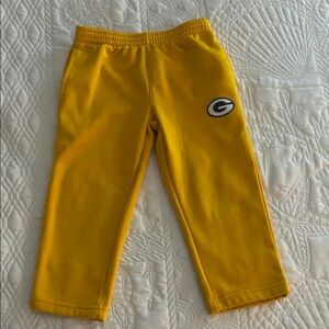 Boys Green Bay Packer Athletic Pants with Logo